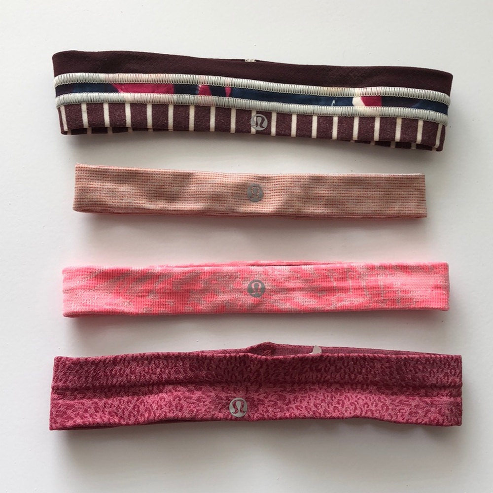 Set of 4 Lululemon headbands